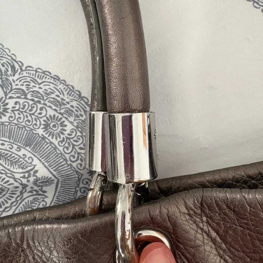 Marc Jacobs Metallic Leather Tote Bag - Picture 8 of 16